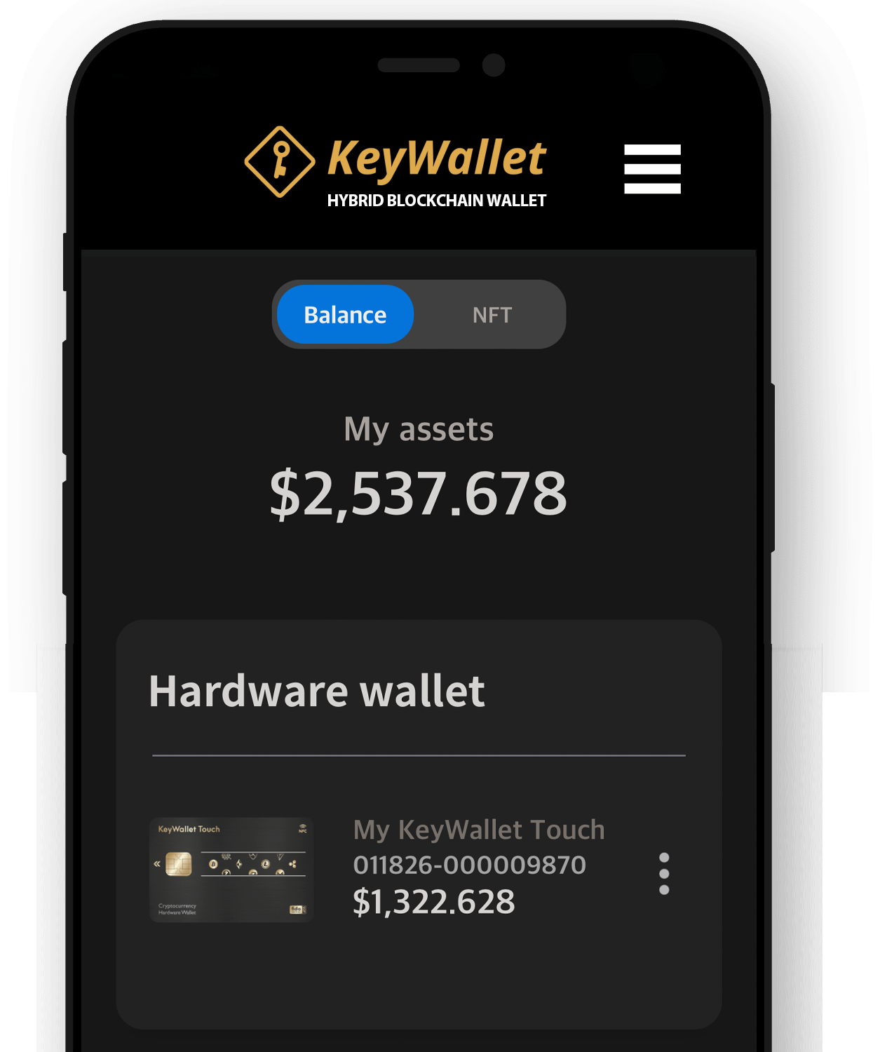 KeyWallet Touch
